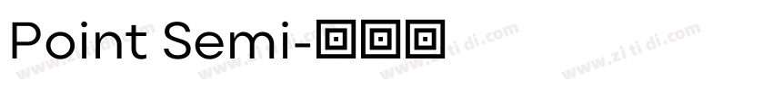 Point Semi字体转换